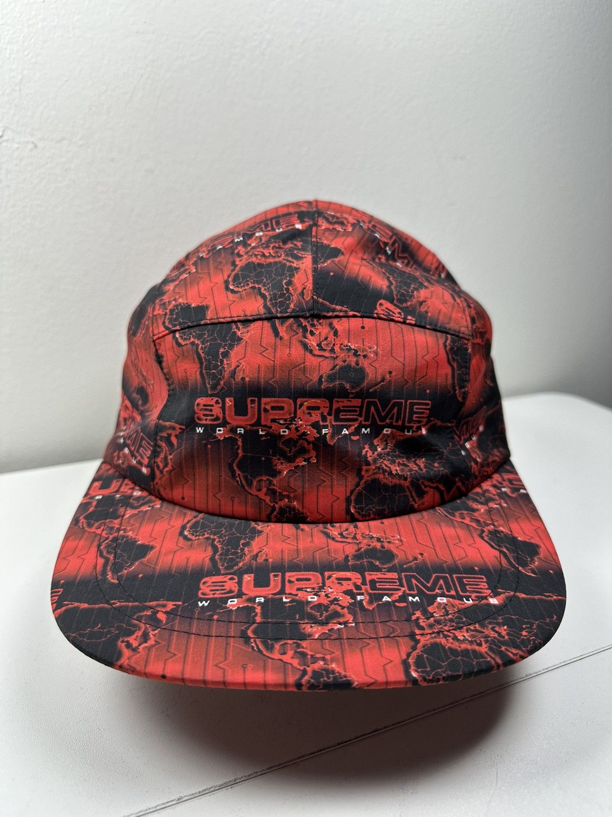 Supreme Supreme World Famous Taped Seam Camp Cap Hat Size ONE SIZE - 1 Thumbnail