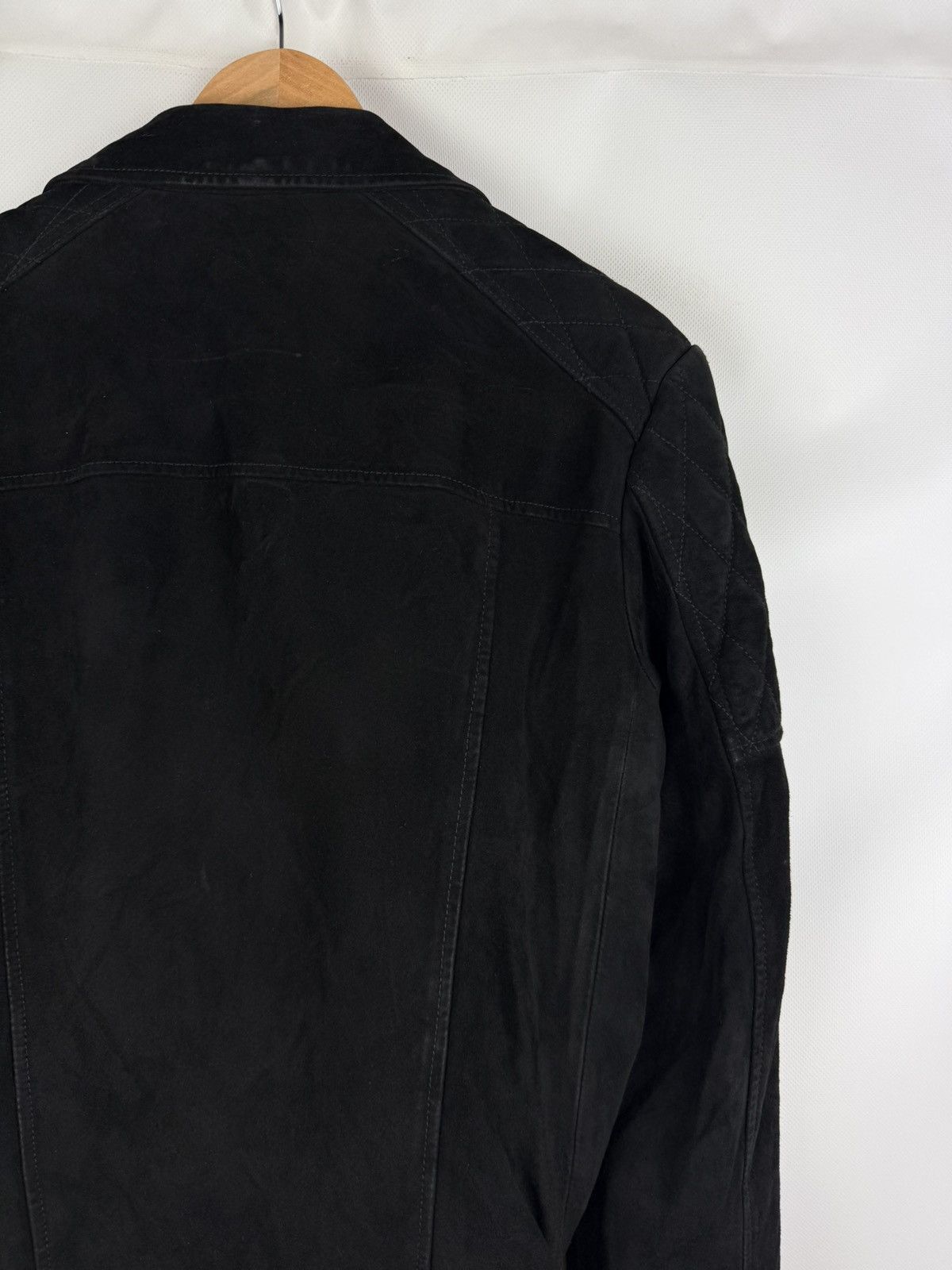 Allsaints Allsaints Bonson Biker Goat Leather Belted Suede Jacket Size US M / EU 48-50 / 2 - 19 Thumbnail
