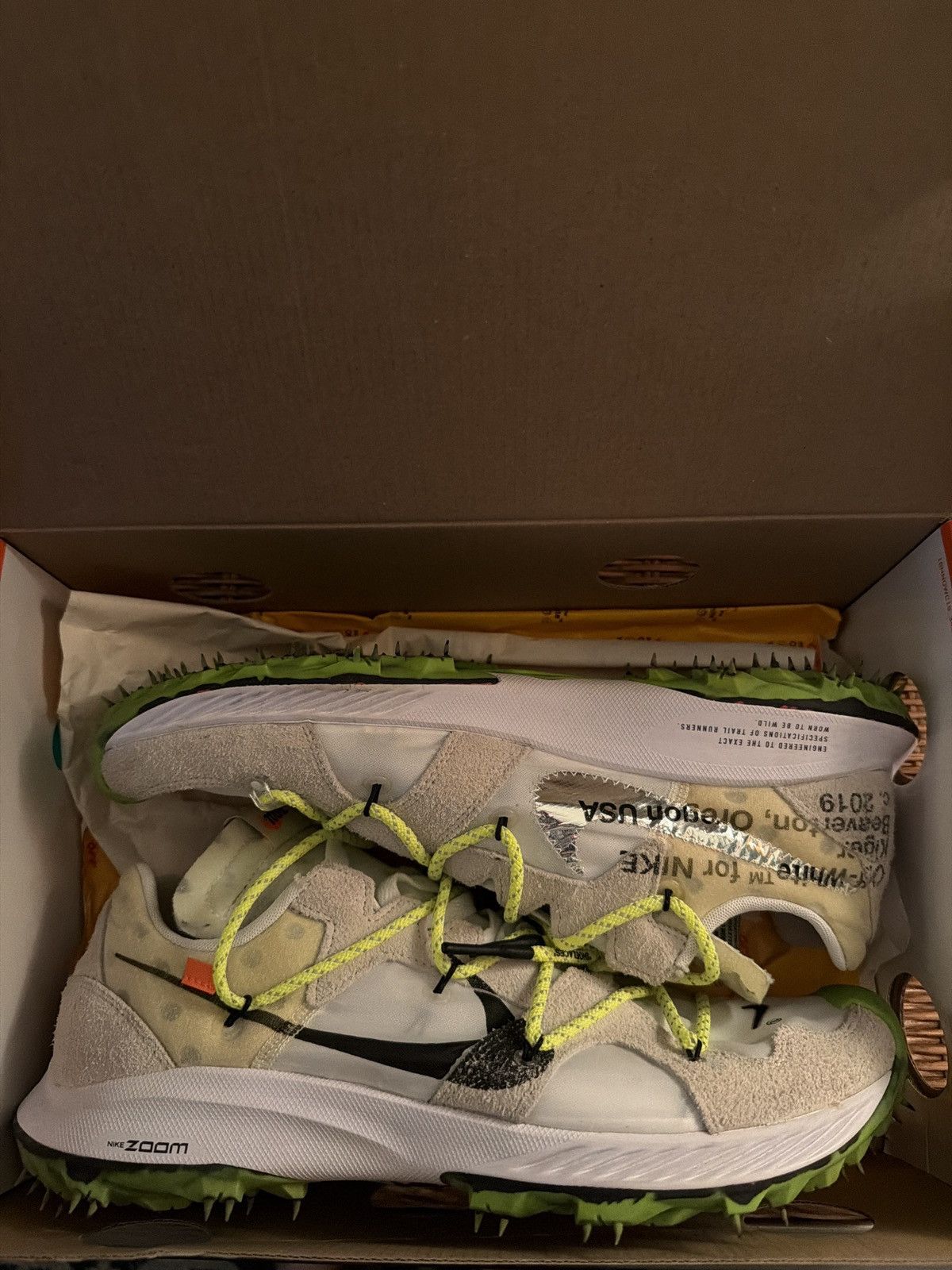 Nike × Off-White Nike Zoom Terra Kiger 5 Size US 12.5 / EU 45-46 - 1 Thumbnail