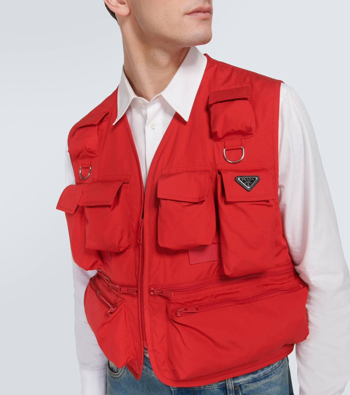 Prada Prada Multi Pocket Cargo Vest Size US L / EU 52-54 / 3 - 3 Thumbnail