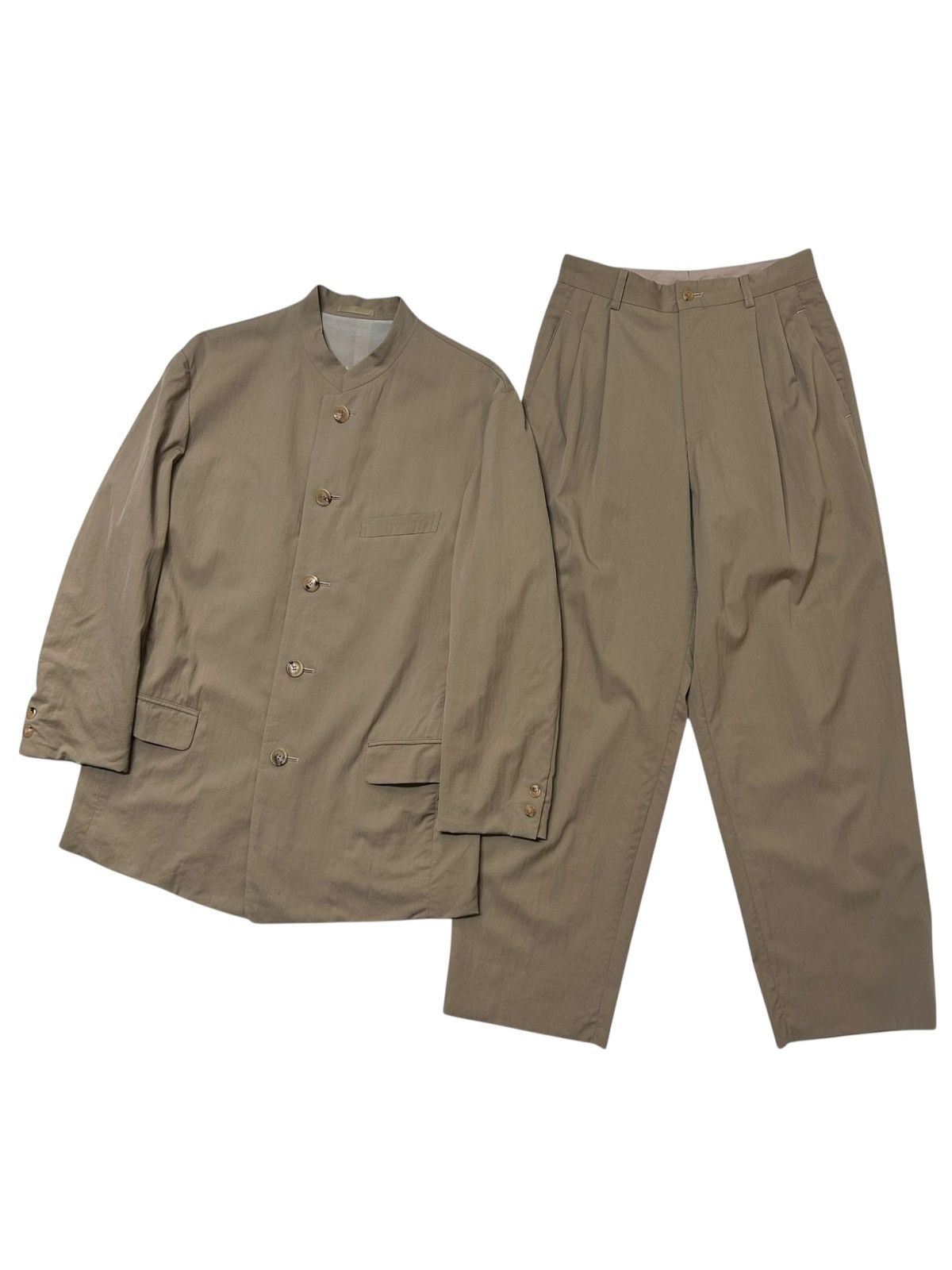 Issey Miyake 675 90s ISSEY MIYAKE MEN vintage suit set up Japan Size 44R - 1 Thumbnail