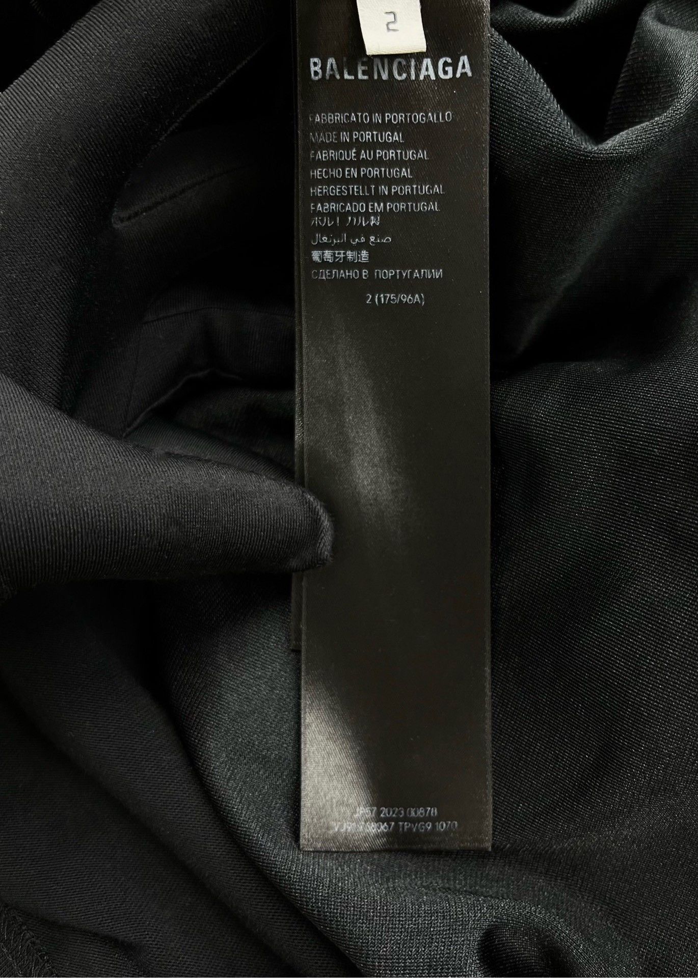 Balenciaga Balenciaga Black Embroidered Double Globe Hoodie Size US M / EU 48-50 / 2 - 7 Thumbnail