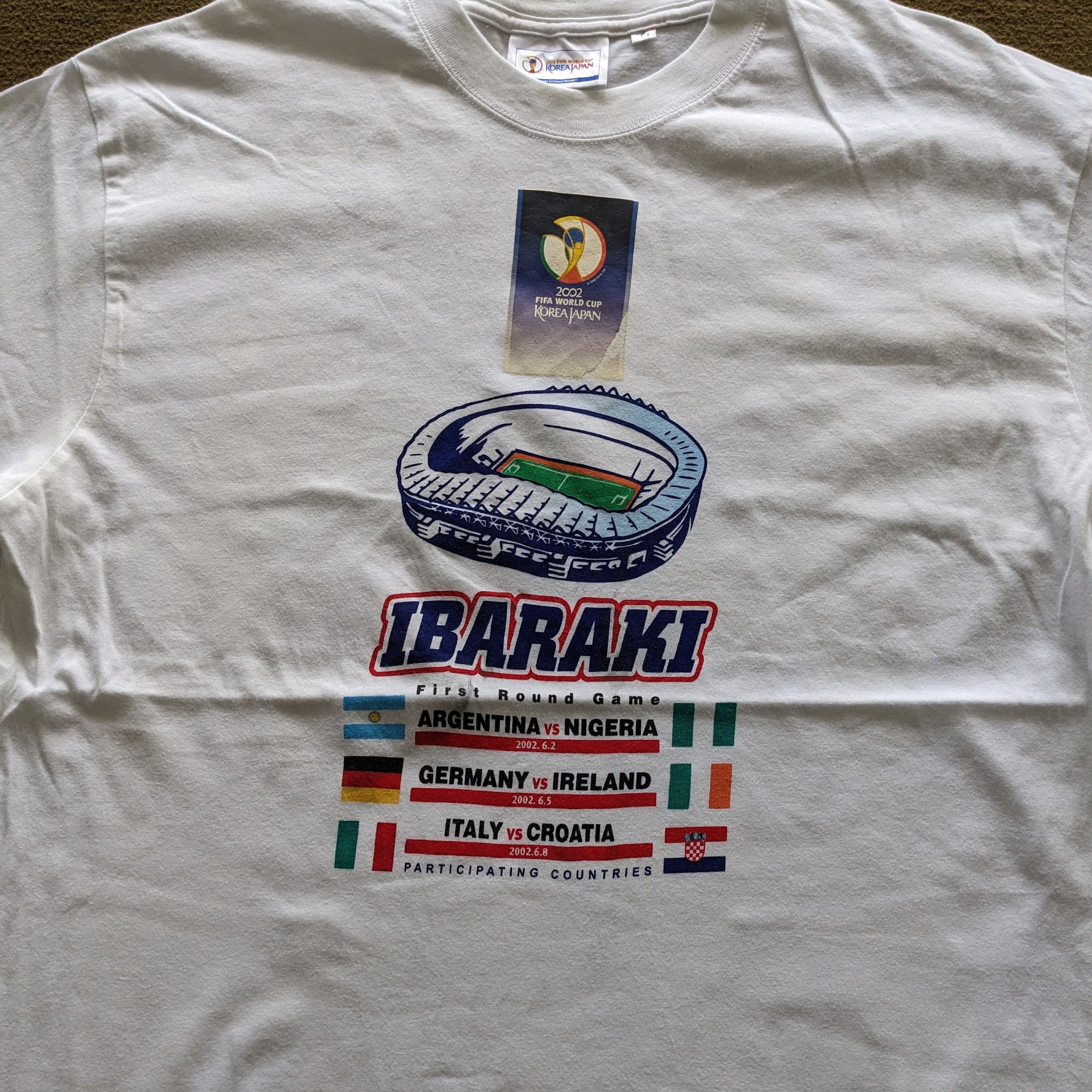 Vintage Vintage 2002 FIFA World Cup Korea Japan T-shirt Size US L / EU 52-54 / 3 - 2 Thumbnail