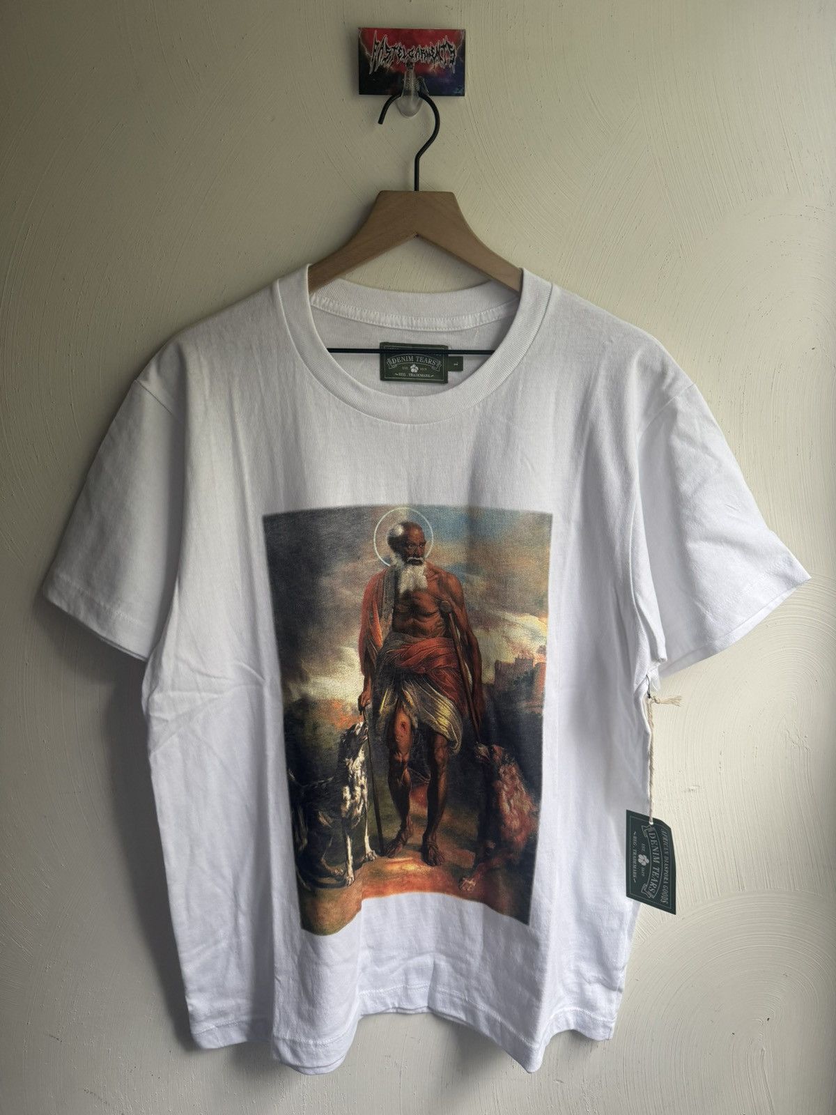 B).Stroy × DENIM TEARS Denim Tears Bstroy Tears Baseball Tee