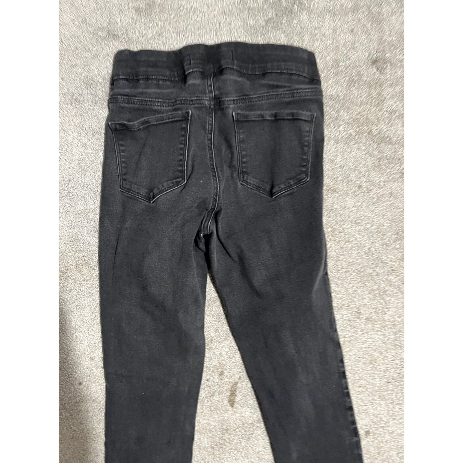 Old Navy OLD NAVY Women's Skinny Jeans ROCKSTAR JEGGINGS Sz 8 Long Black Denim Stretch Elastic Waist 29 in Inseam Regular Rise Size 30" / US 8 / IT 44 - 4 Thumbnail