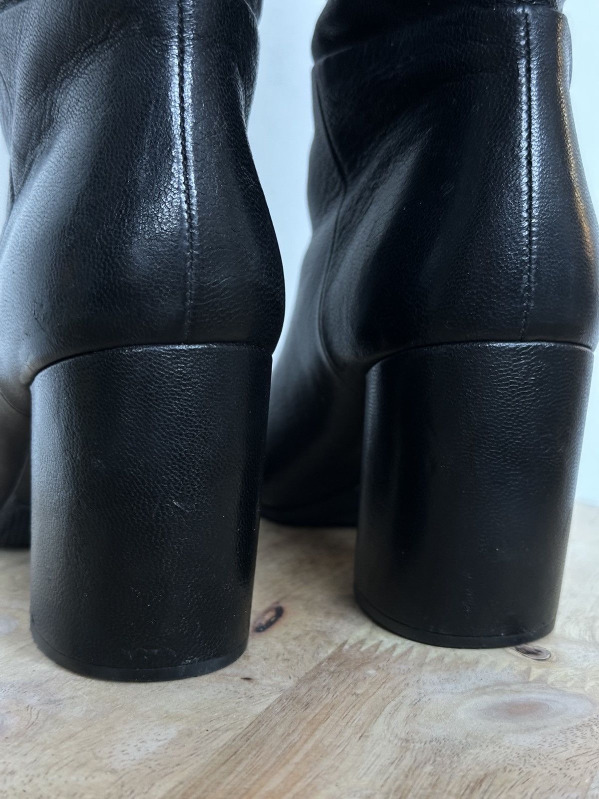 Prada Prada Leather High boots pointed toe Size US 6.5 / IT 36.5 - 6 Thumbnail