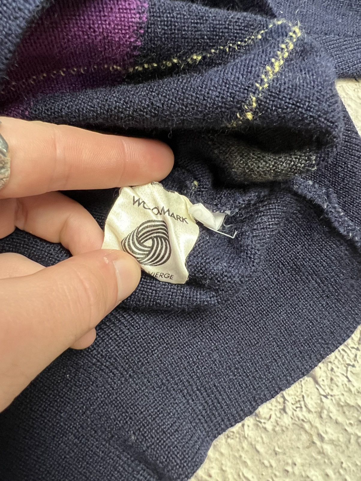 Lacoste × Vintage Vintage Lacoste Knit Wool Vneck Cardigan Sweater Size US M / EU 48-50 / 2 - 6 Thumbnail