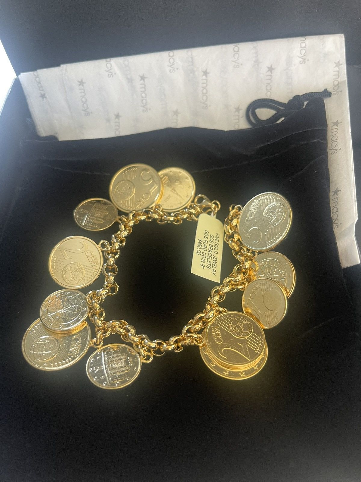 Vintage R.H. Macy & Co coin bracelet Size ONE SIZE - 5 Thumbnail