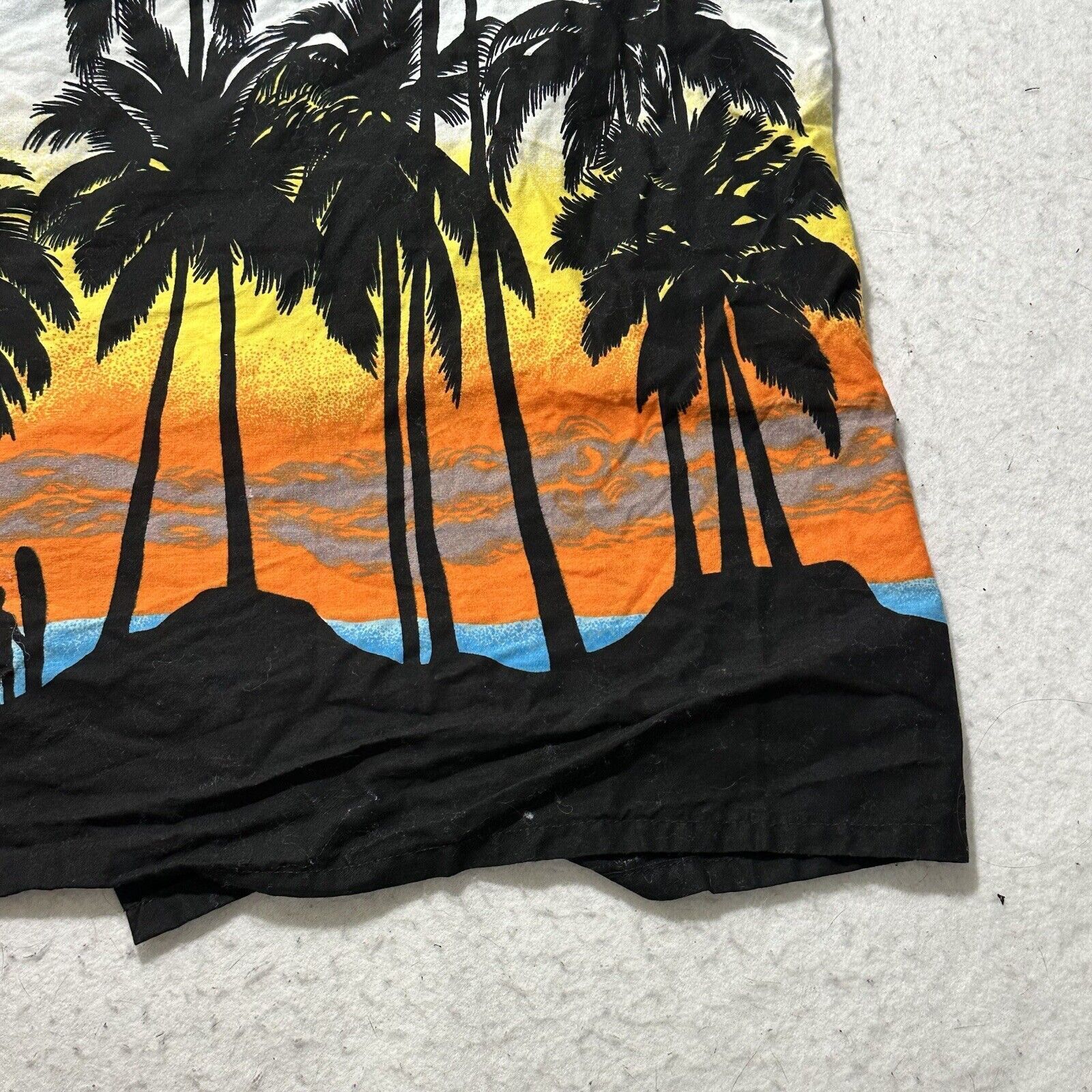 Vintage Dorsett XXL Hawaiian Palm Tree Sunset Button Up Shirt Size US XXL / EU 58 / 5 - 12 Thumbnail