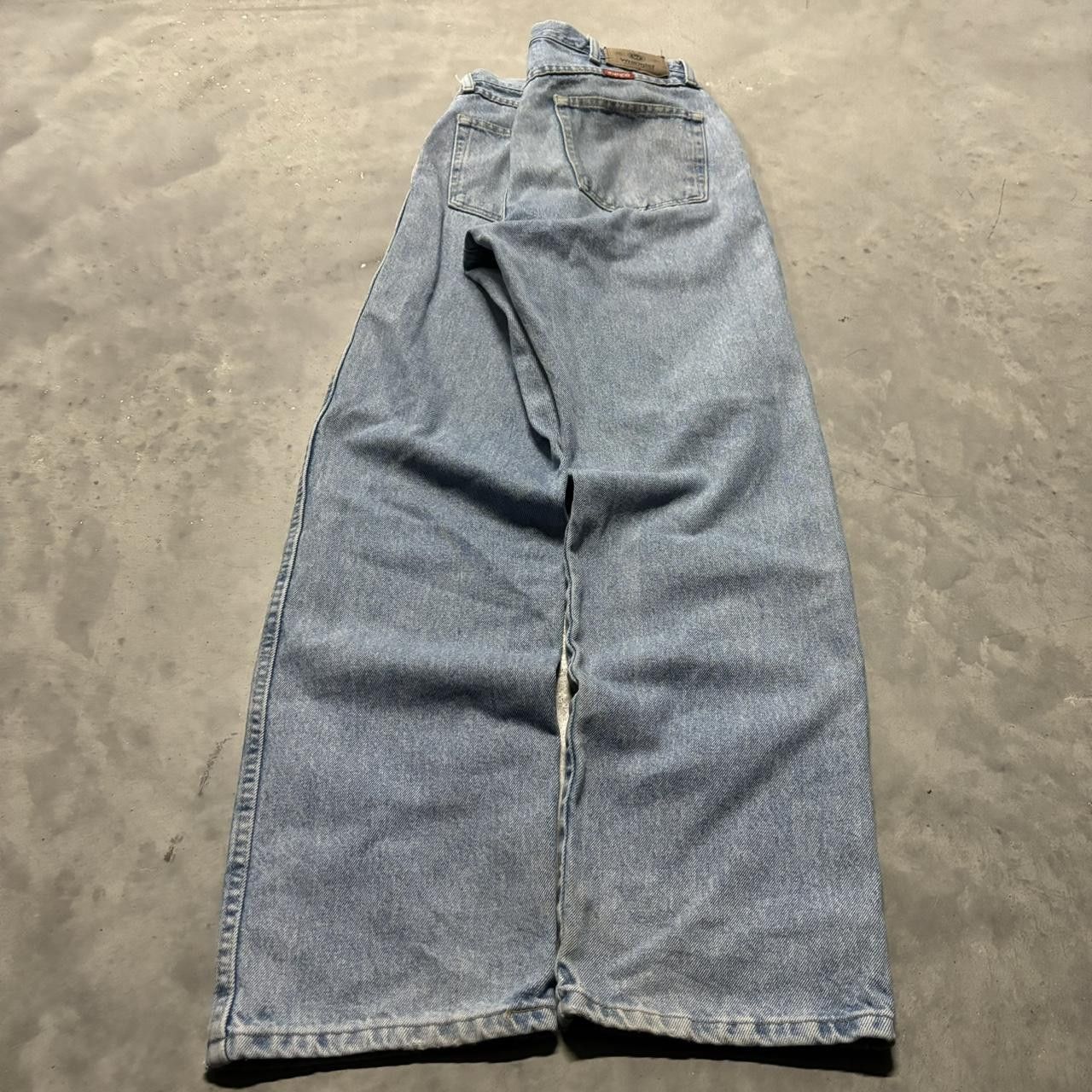 Japanese Brand × Vintage Crazy Vintage Y2K/2000s Light Wash Essential Denim Jeans! Size US 34 / EU 50 - 4 Thumbnail