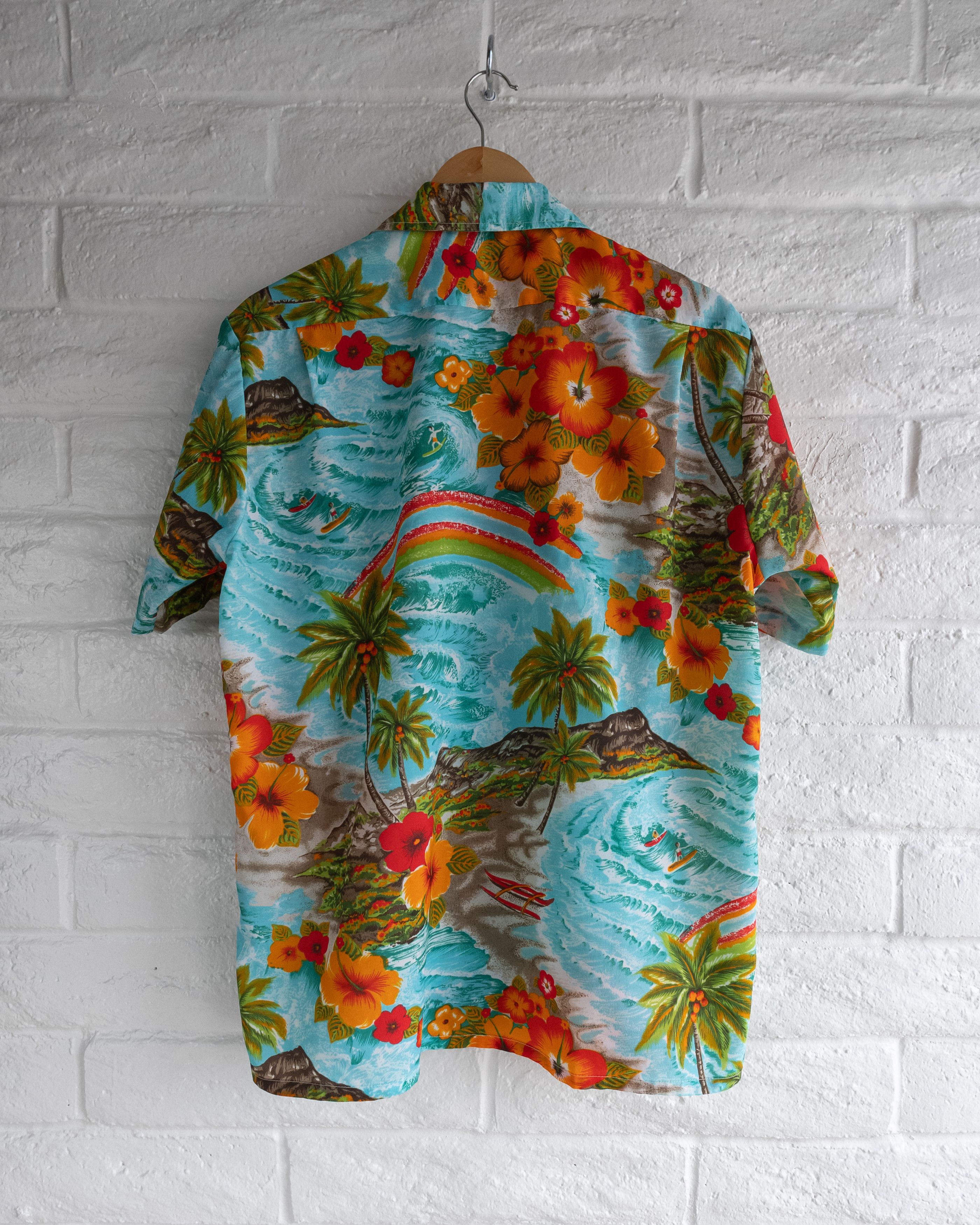 Vintage Vintage 70s JC Penney Towncraft Tropical Hawaiian Shirt Size US L / EU 52-54 / 3 - 7 Thumbnail