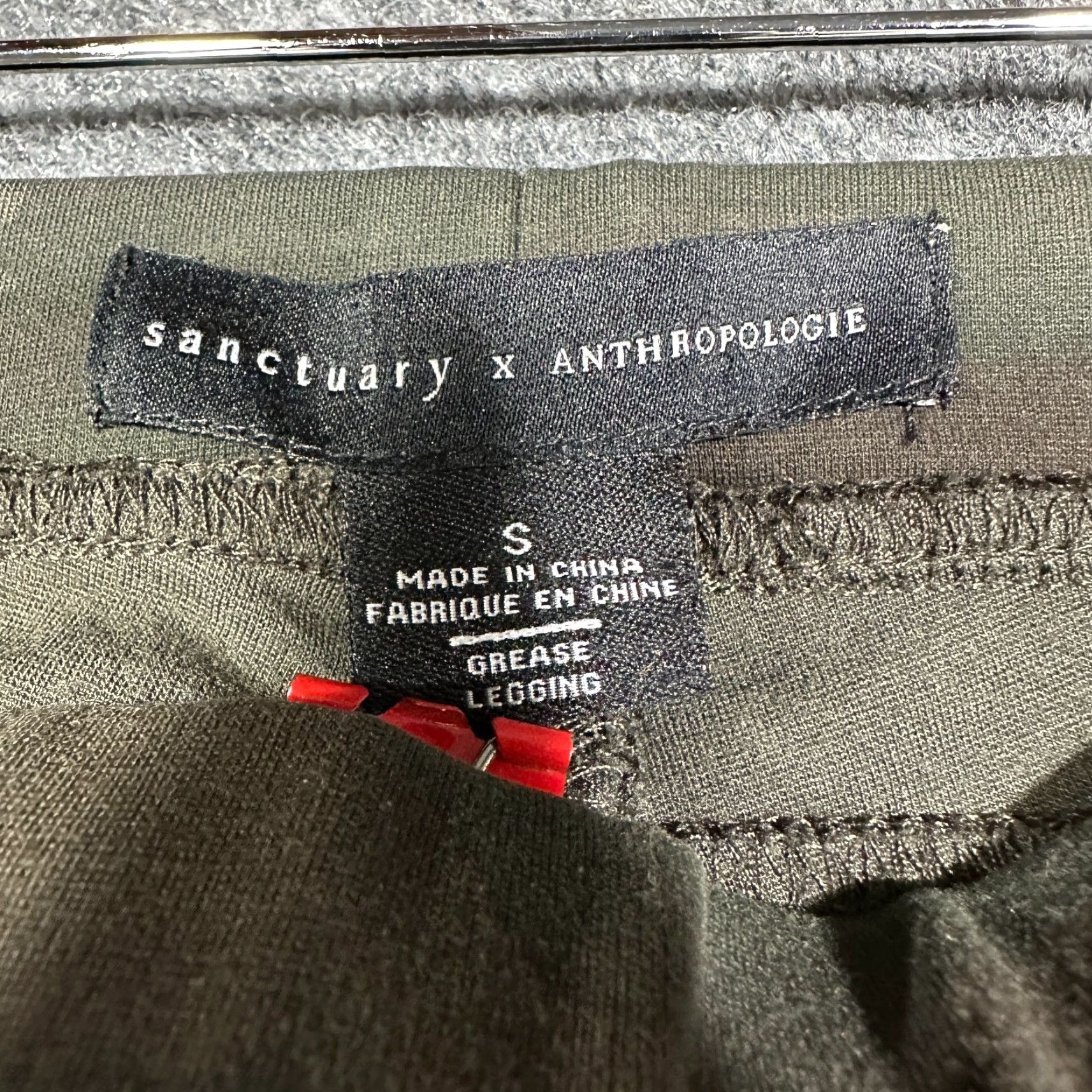 Anthropologie Anthropologie X Sanctuary Grease Legging Womens Small Green Camouflage Pants Skinny Size 28" / US 6 / IT 42 - 4 Thumbnail