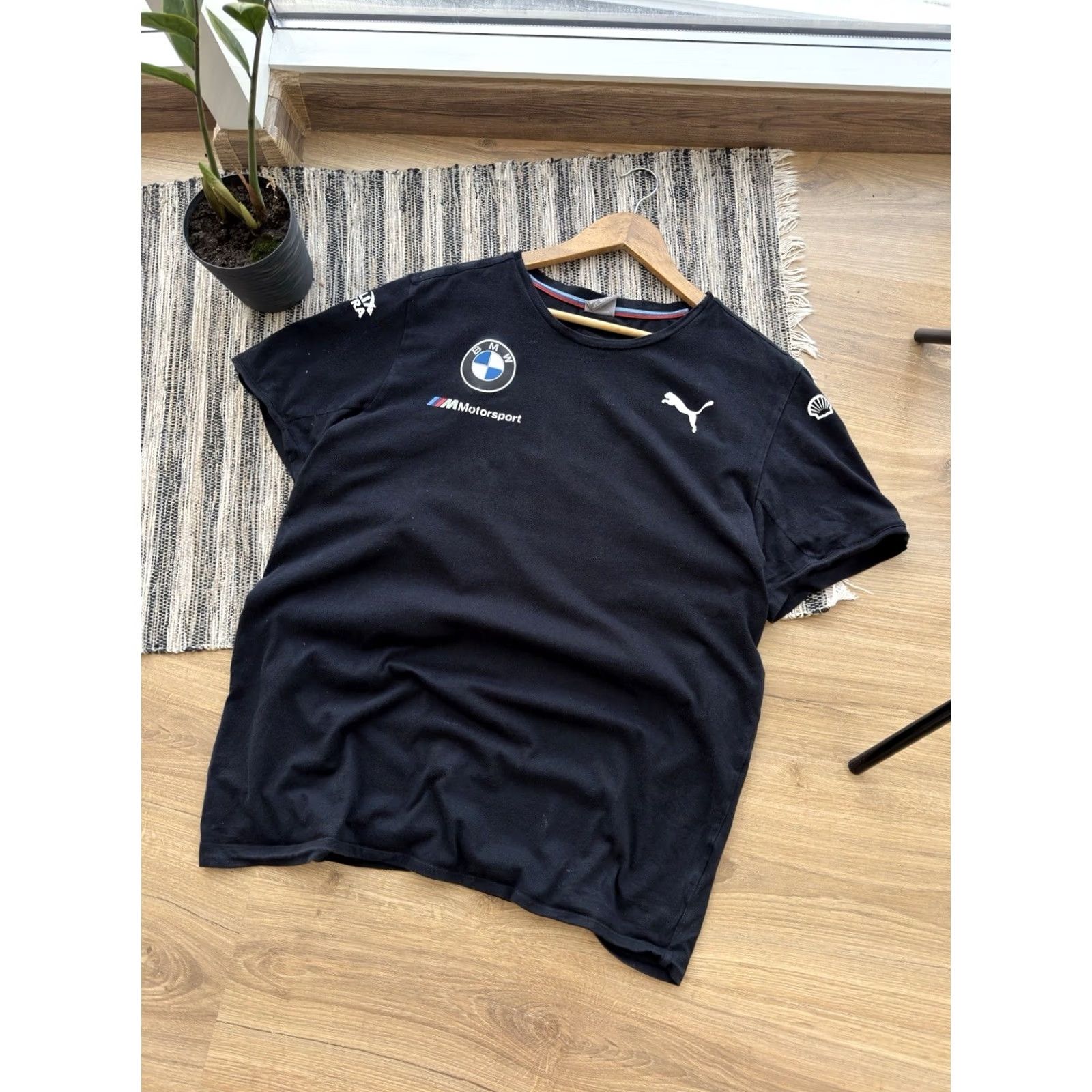 Puma VINTAGE PUMA BMW MOTORSPORT CLASSIC BLACK T-SHIRT MEN L Size US L / EU 52-54 / 3 - 3 Thumbnail
