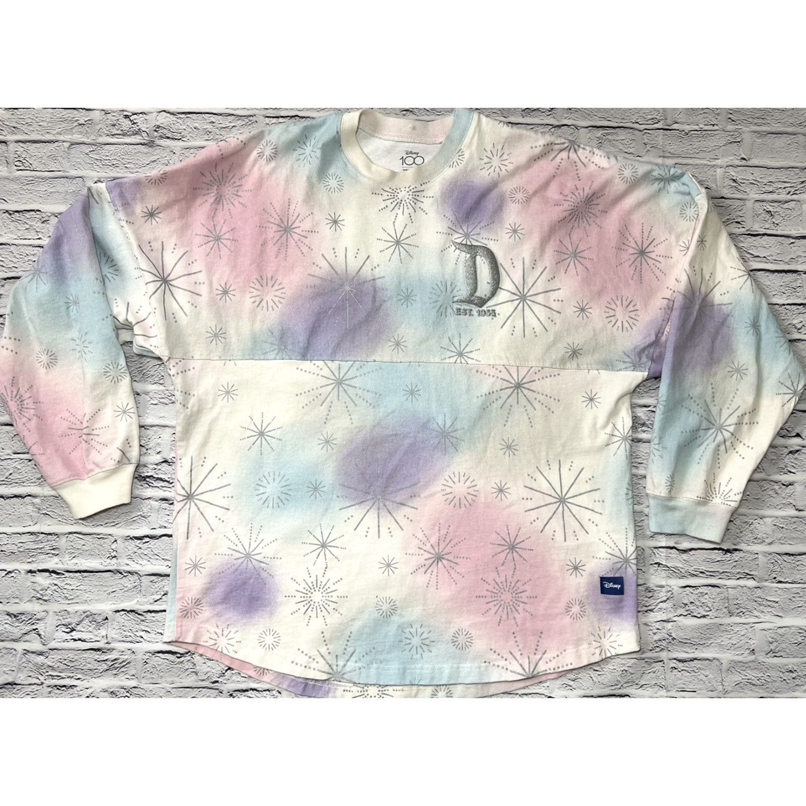 Disney VINTAGE Disneyland Resort 100 Years Tie Dye Fireworks Shirt M Disney Spirit Jersey Womens Size M / US 6-8 / IT 42-44 - 2 Thumbnail