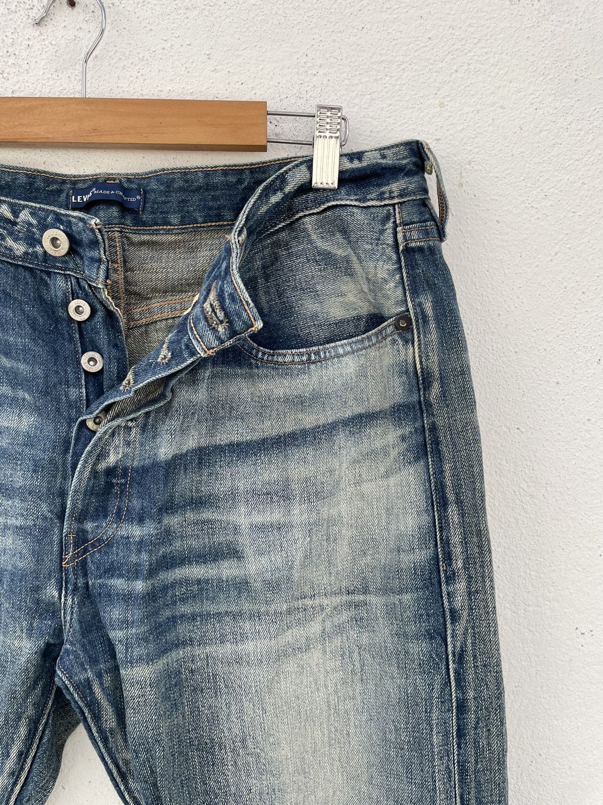 Levi's × Levi's Made & Crafted Levi’s Made & Craft Studio Taper Selvedge Jean Size US 33 - 3 Thumbnail