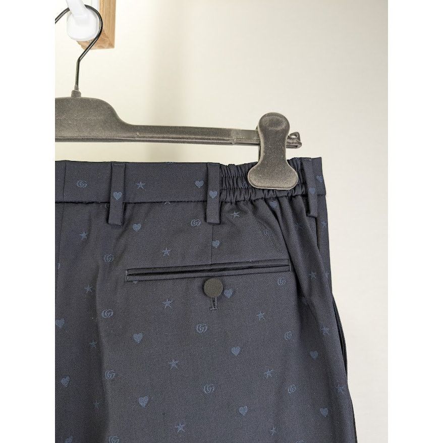 Gucci o1rshd1 Logo All Over Pants in Blue Size US 32 / EU 48 - 13 Thumbnail