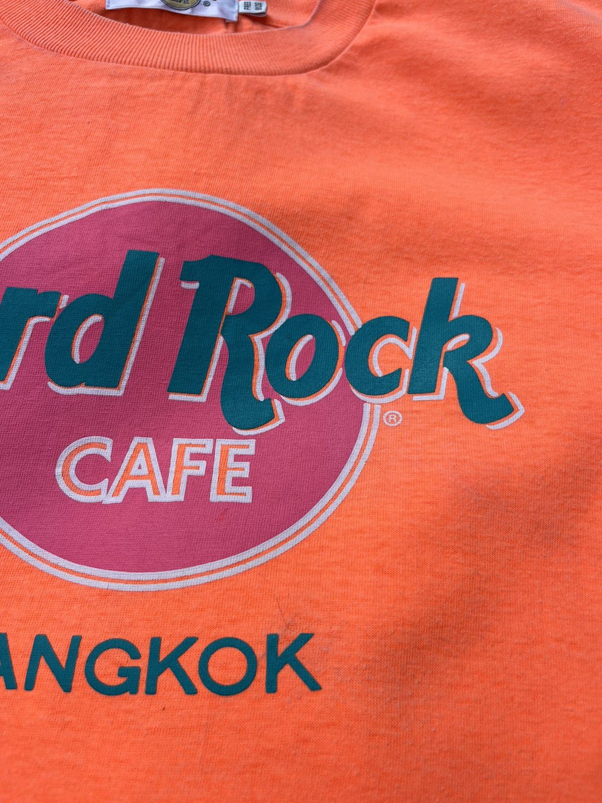 Hard Rock Cafe Vintage Hard Rock Cafe Bangkok neon y2k save the planet tee Size US L / EU 52-54 / 3 - 12 Thumbnail