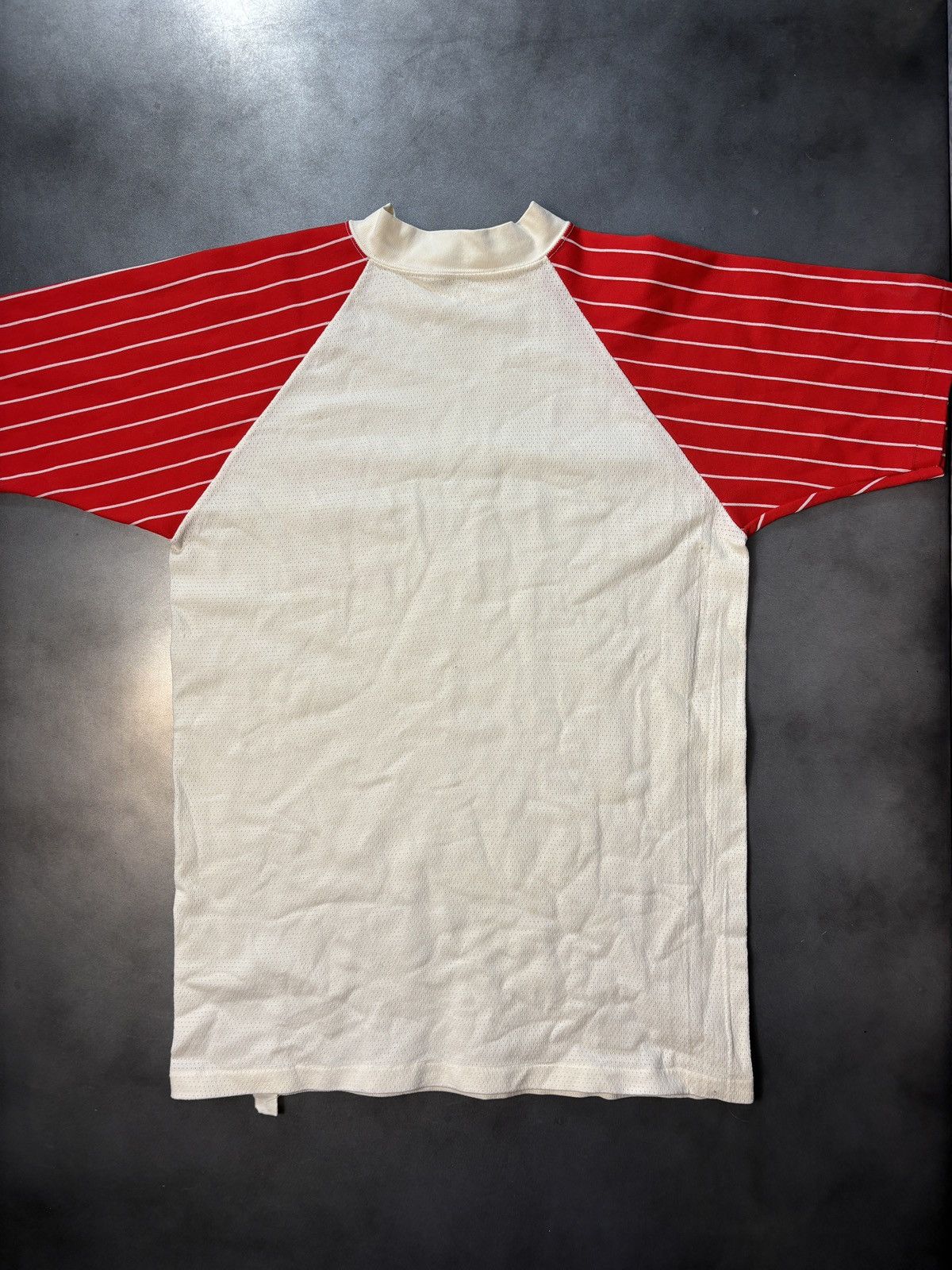 Vintage 1970s Vintage Basketball Jersey Raglan School Uniform Stripe Size US S / EU 44-46 / 1 - 5 Thumbnail