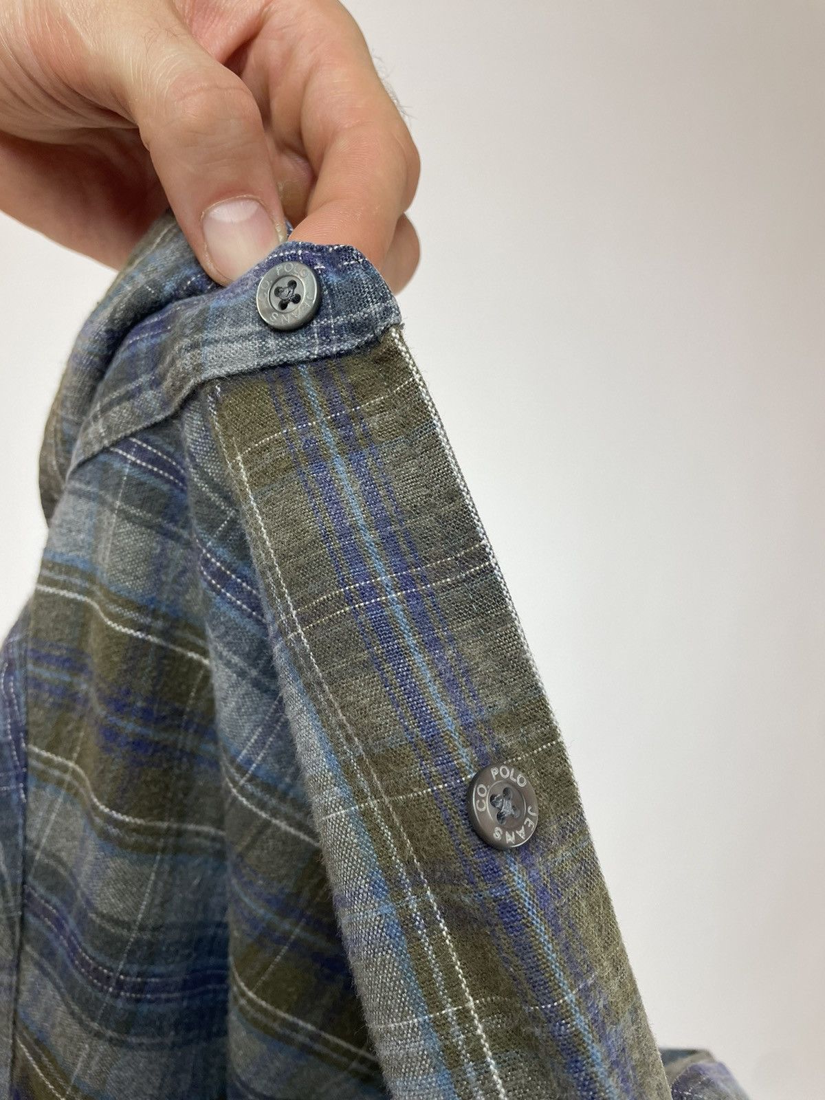 Polo Ralph Lauren × Vintage Ralph Lauren Polo Jeans Co. Plaid shirt long sleeve Large Size US L / EU 52-54 / 3 - 10 Thumbnail