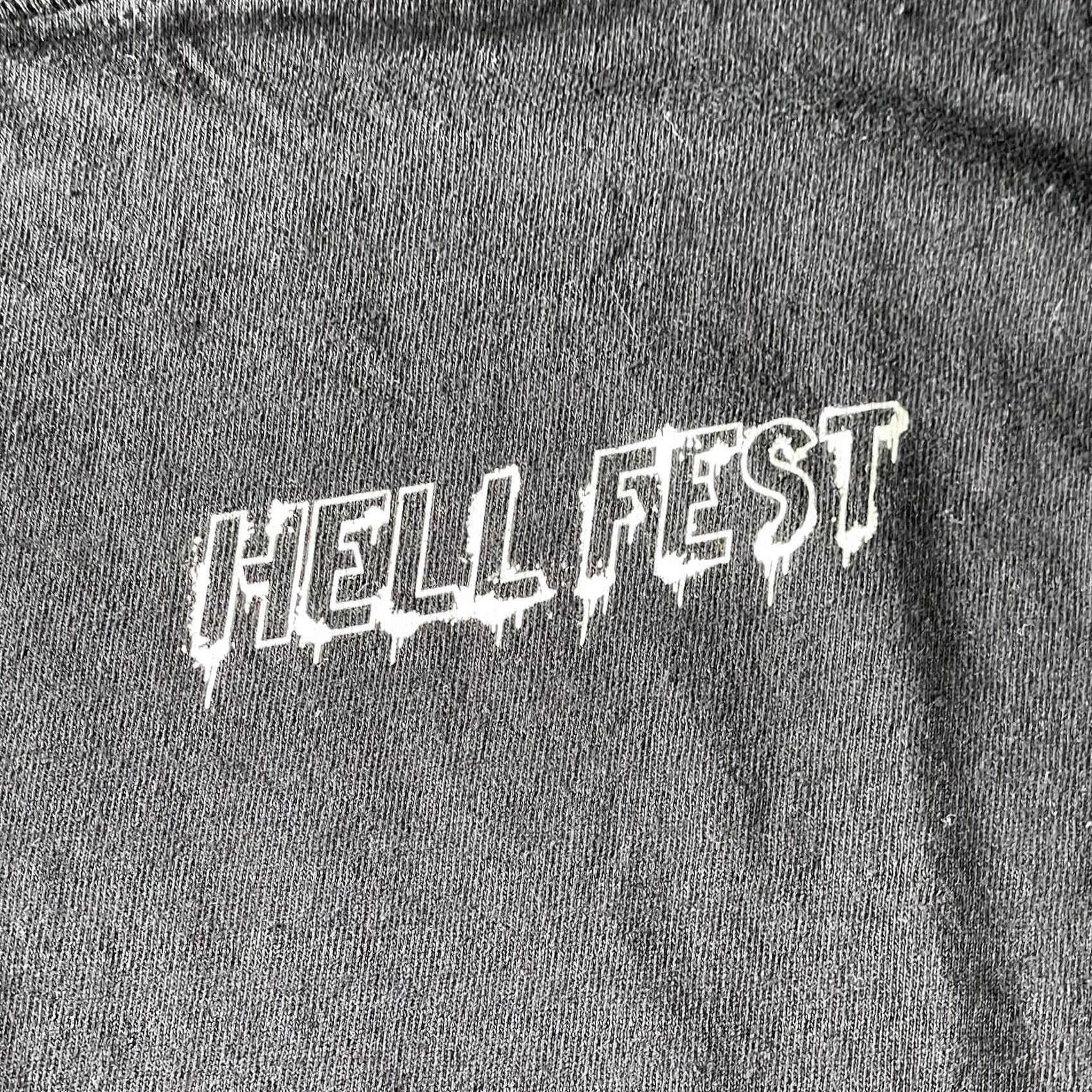 Vintage HELL FEST MOVIE Shirt Men's Long Sleeve TEE SHIRT 2XL Map PROMO Black Size US XXL / EU 58 / 5 - 6 Thumbnail