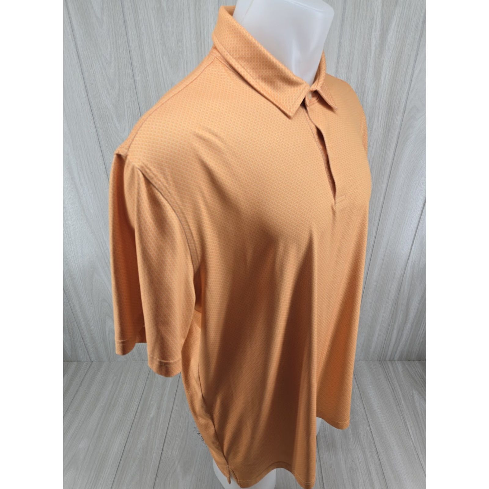 Izod VINTAGE: No IZOD Golf Polo Shirt Mens XL Orange Short Sleeve Polyester Size US XL / EU 56 / 4 - 7 Thumbnail