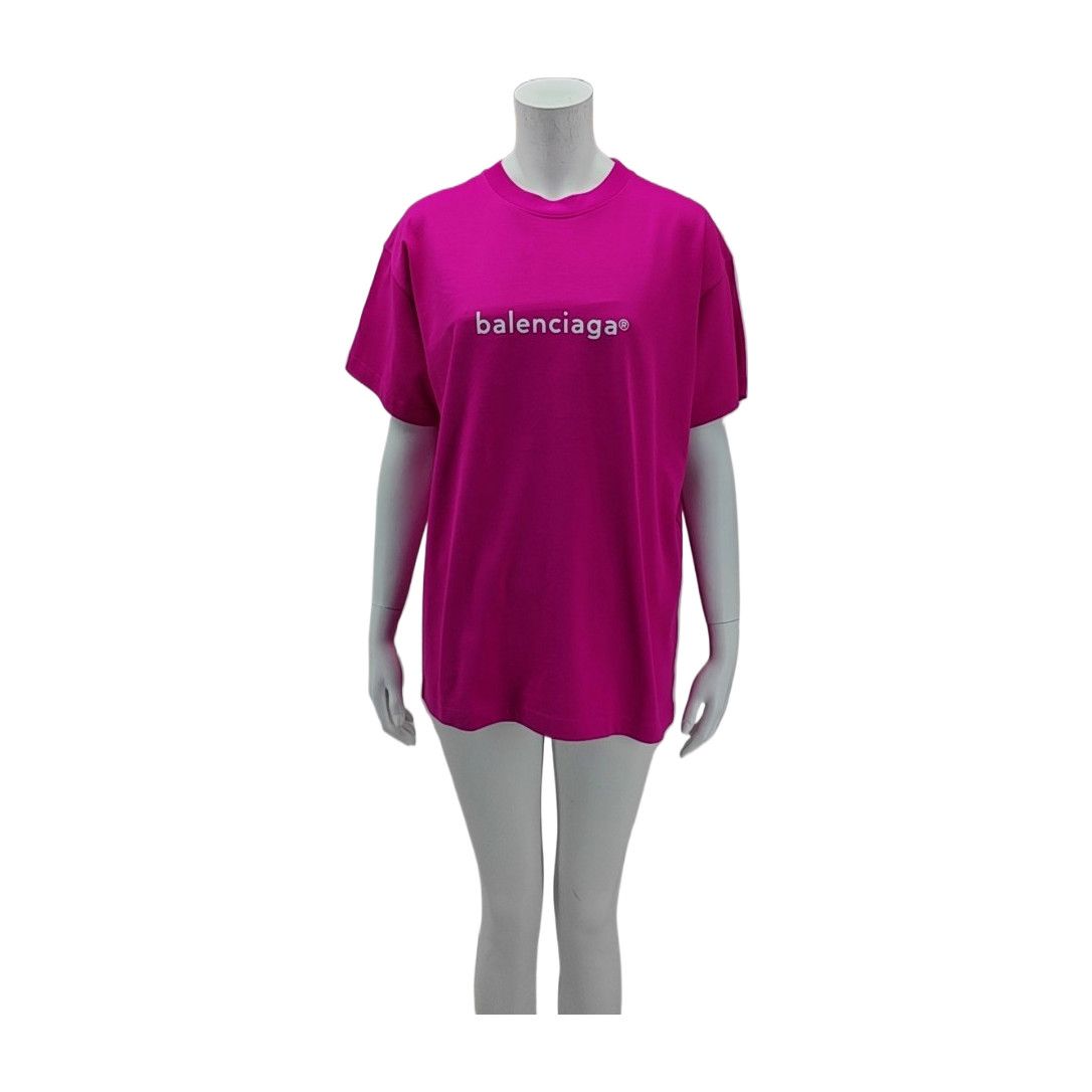 Balenciaga Balenciaga Logo Cotton T-Shirt Size M Size M / US 6-8 / IT 42-44 - 1 Thumbnail