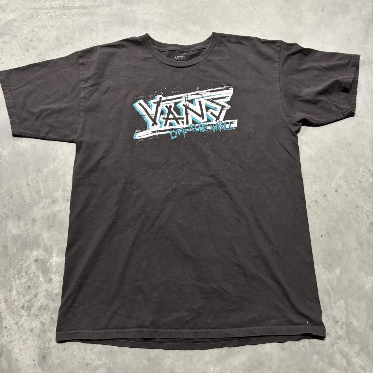 Vans × Vintage Crazy Vintage Y2K/2000s Grunge Cyber Goth Vans Skater Graphic Tee! Size US L / EU 52-54 / 3 - 1 Thumbnail
