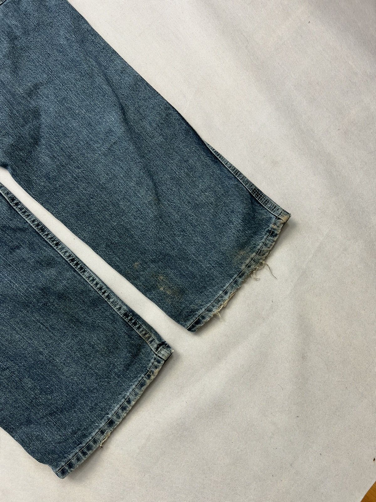 Lee × Vintage Baggy Pants Lee Single Knee Dungarees Hip Hop Rap Vintage Size US 38 / EU 54 - 6 Thumbnail