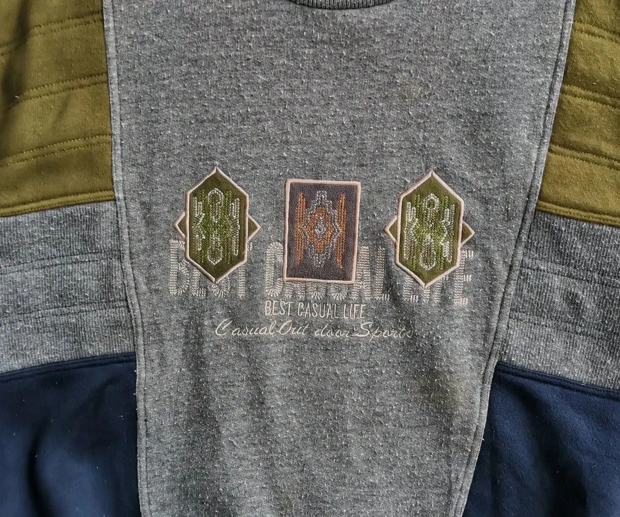 Japanese Brand Vtg Razosa Best Casual Life Embroidered Big Logo Sweatshirt Size US M / EU 48-50 / 2 - 6 Thumbnail