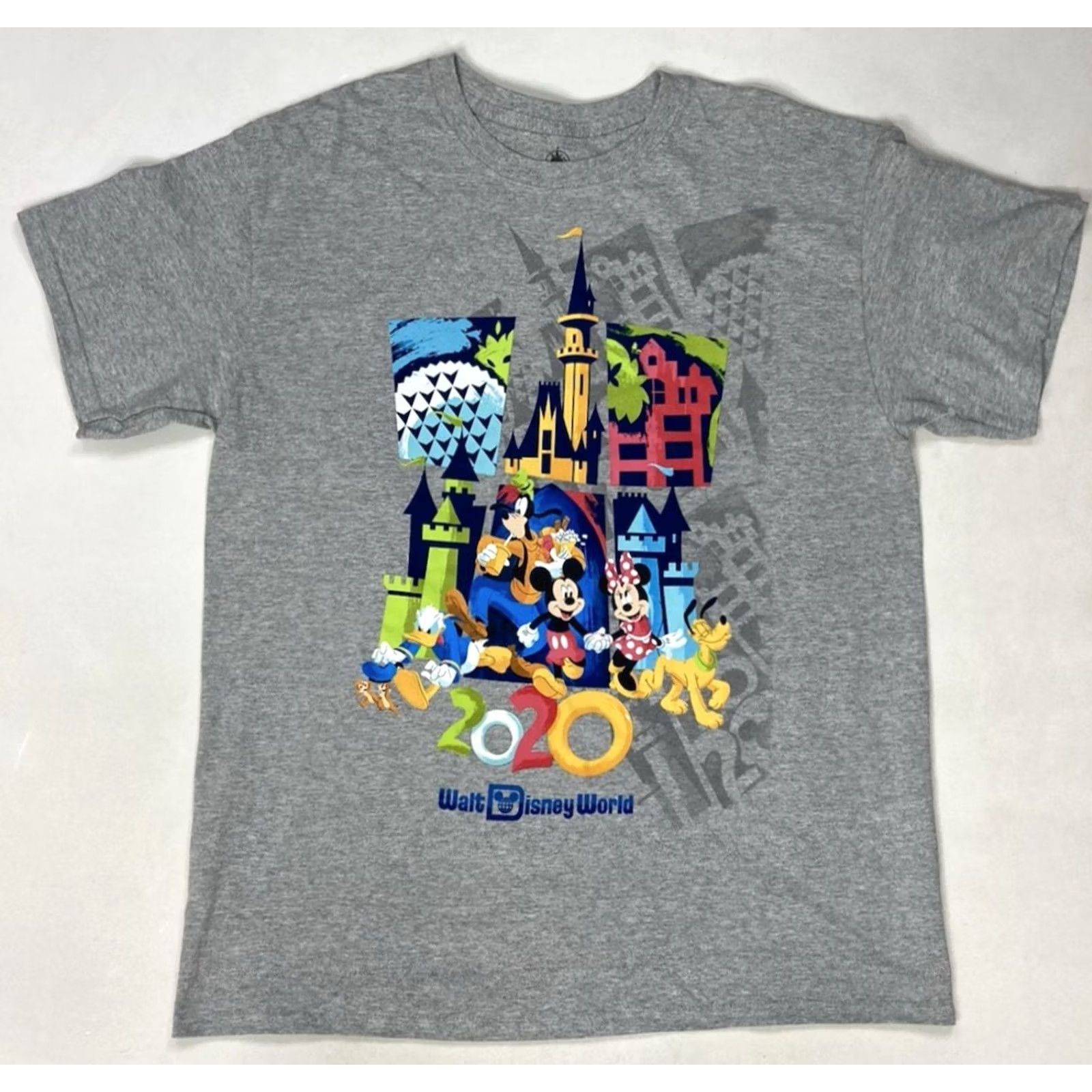 Disney VINTAGE Disney Mickey Mouse Graphic T-shirt Men Large Gray Short Sleeve Size US L / EU 52-54 / 3 - 2 Thumbnail