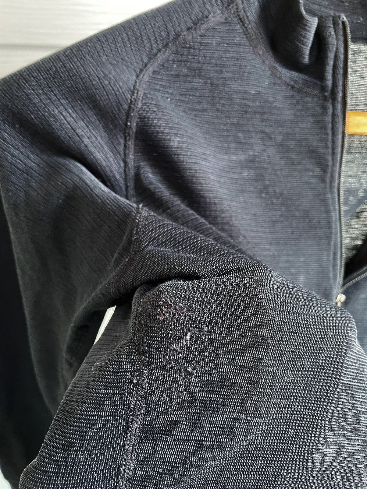 Japanese Brand × Montbell MONTBELL ZEO-LINE LIGHT WEIGHT HIGH NECK BLACK LONG SLEEVE Size US S / EU 44-46 / 1 - 3 Thumbnail