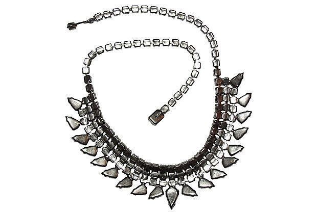 Designer Weiss Rhinestone Bib Necklace Size ONE SIZE - 5 Thumbnail