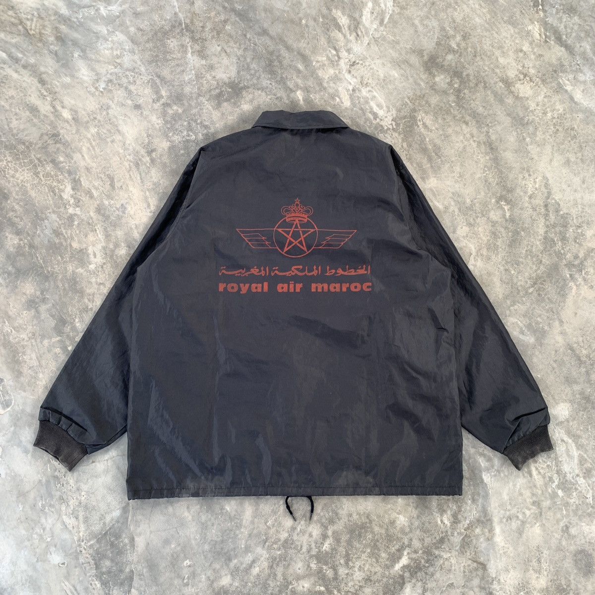 A.P.C. Vintage A.P.C Royal Air Maroc Black Coach Jacket Size US M / EU 48-50 / 2 - 1 Thumbnail