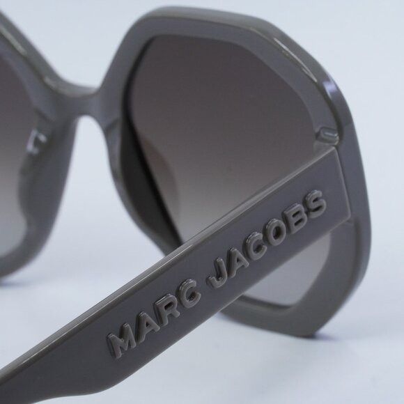 Marc Jacobs Marc Jacobs MARC 659/S 0KB7 HA Sunglasses Grey Geometric Size ONE SIZE - 6 Thumbnail