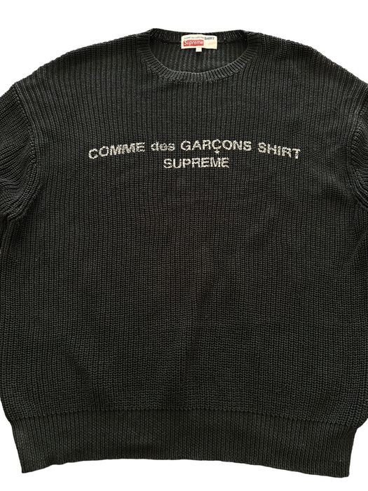 Supreme Supreme Comme Des Garçons Shirt Sweater Size Large | Grailed