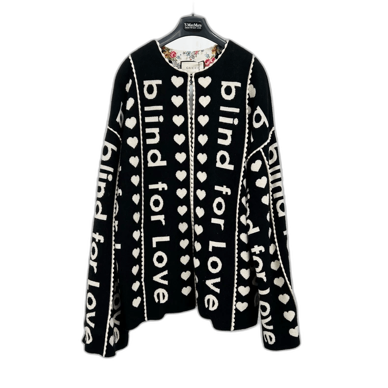 Gucci Gucci Embroidered Cashmere Knit Cardigan Size ONE SIZE - 1 Thumbnail