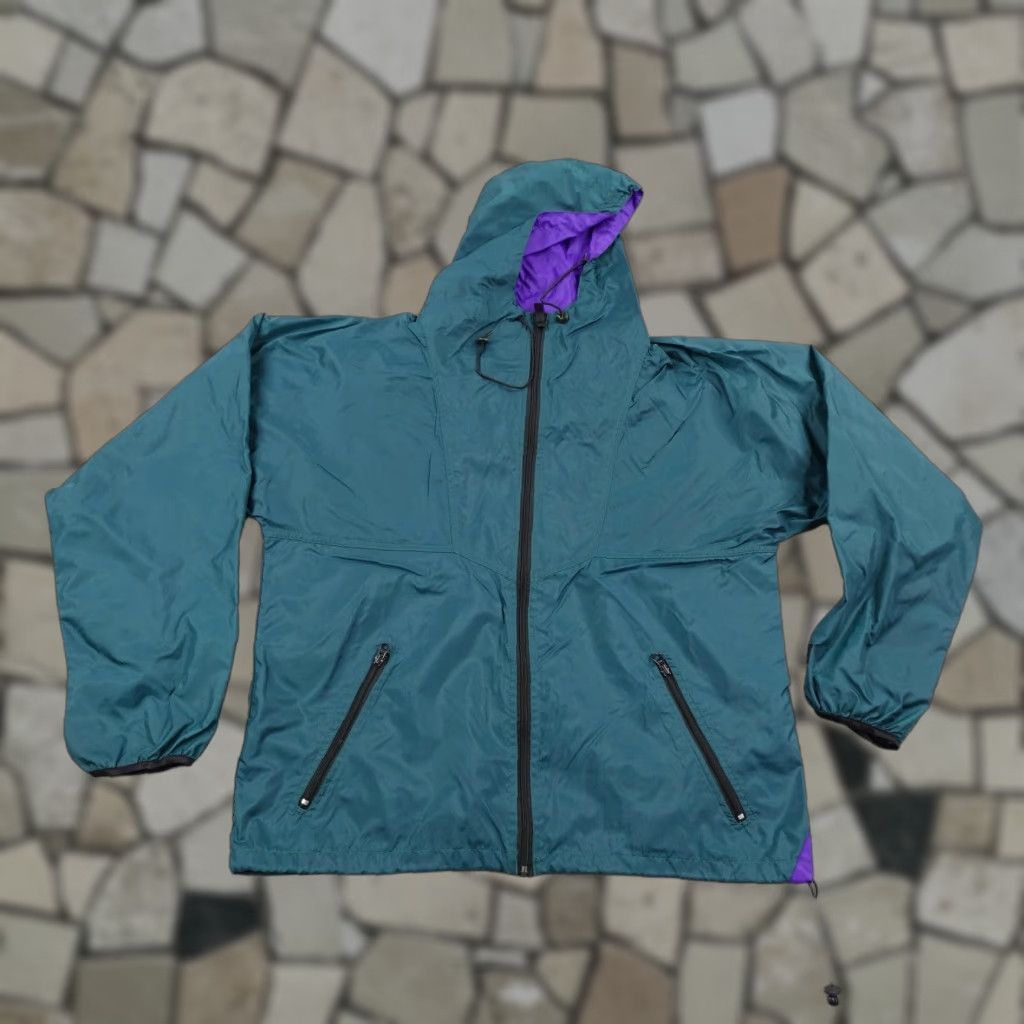 Helly Hansen VINTAGE Helly Hansen Jacket Men XS Blue Rain Coat Windbreaker Ripstop Zip Up 90s Jerky? Size US M / EU 48-50 / 2 - 1 Thumbnail
