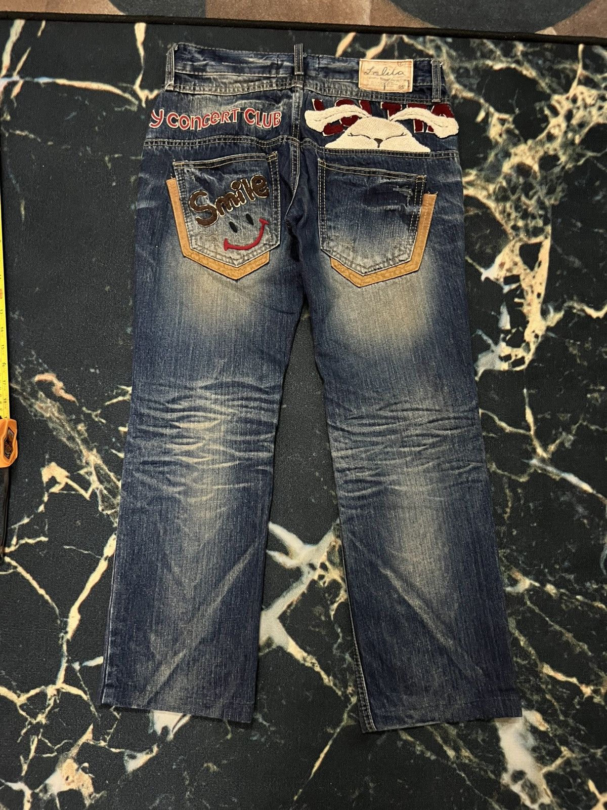 Japanese Brand × Jean × Vintage YOSHITOMO NARA LOLITA JEANS 32 X 35.5 Size 32" / US 10 / IT 46 - 15 Thumbnail