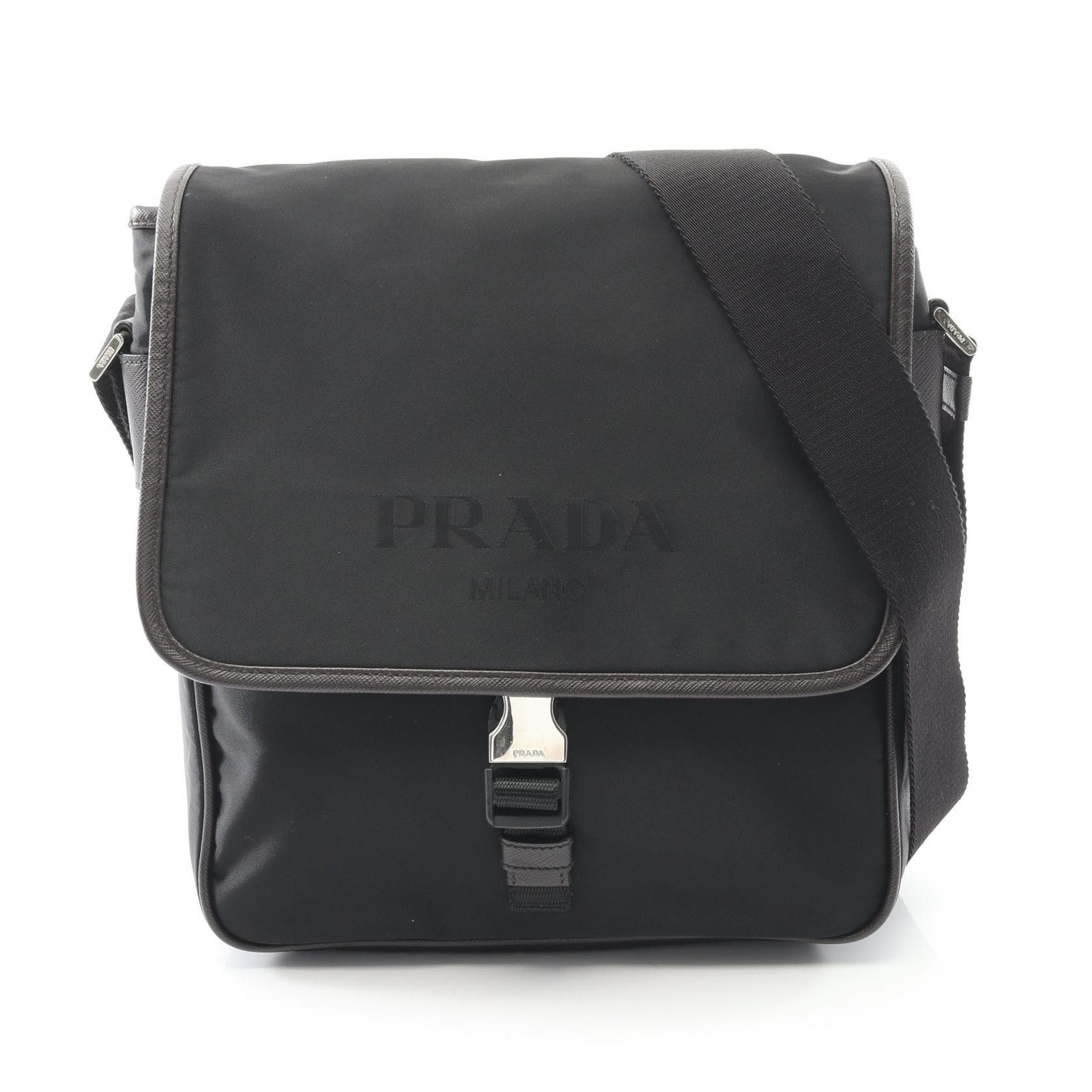 Prada Prada Prada Nylon Saffiano Leather Shoulder Bag Textile Shoulder Bag VA0770 DUTY FREE for USA Size ONE SIZE - 1 Thumbnail