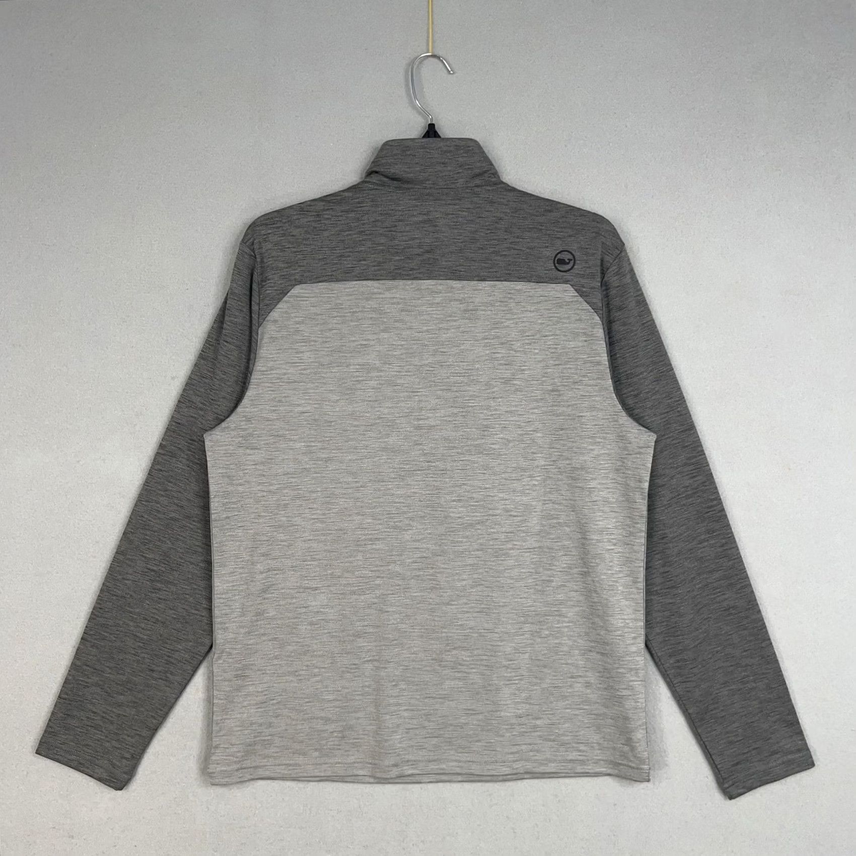Vineyard Vines VINTAGE Vineyard Vines Pullover Shirt Mens Small Gray OTG On The Go Shep 1/4 Zip Sports Reg Mens Size US S / EU 44-46 / 1 - 6 Thumbnail
