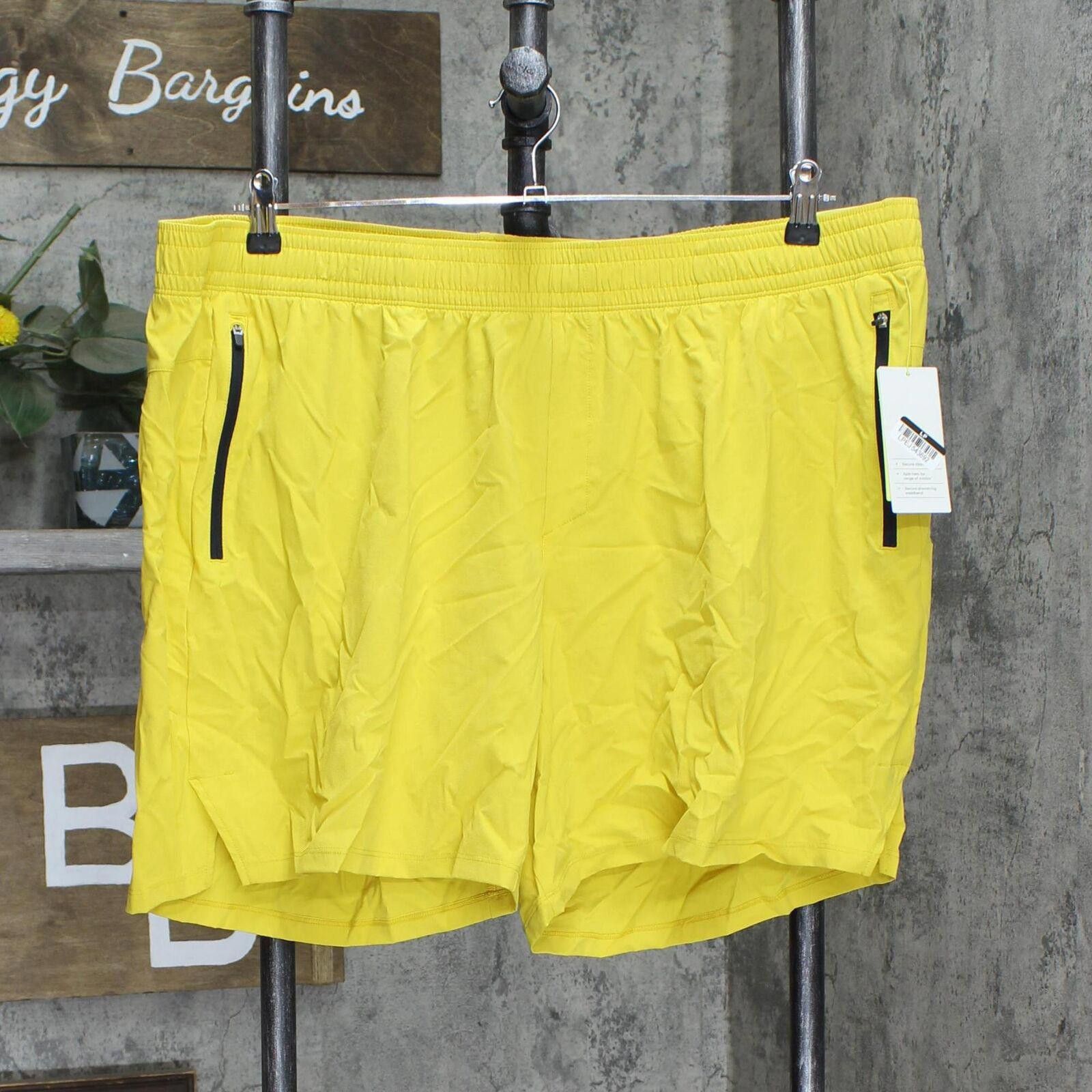 Designer NWT All In Motion Woven Shorts 7" G822PR XL Gold Yellow Size US 36 / EU 52 - 1 Thumbnail