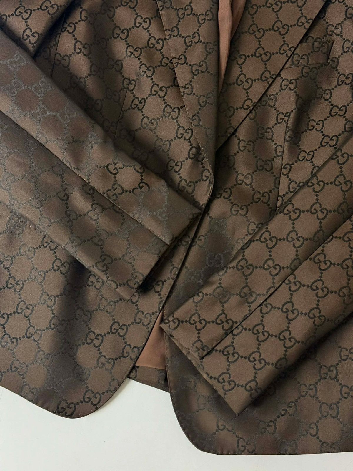 Gucci Gucci by Tom Ford 1998 Monogram Suit Blazer Size M / US 6-8 / IT 42-44 - 6 Thumbnail