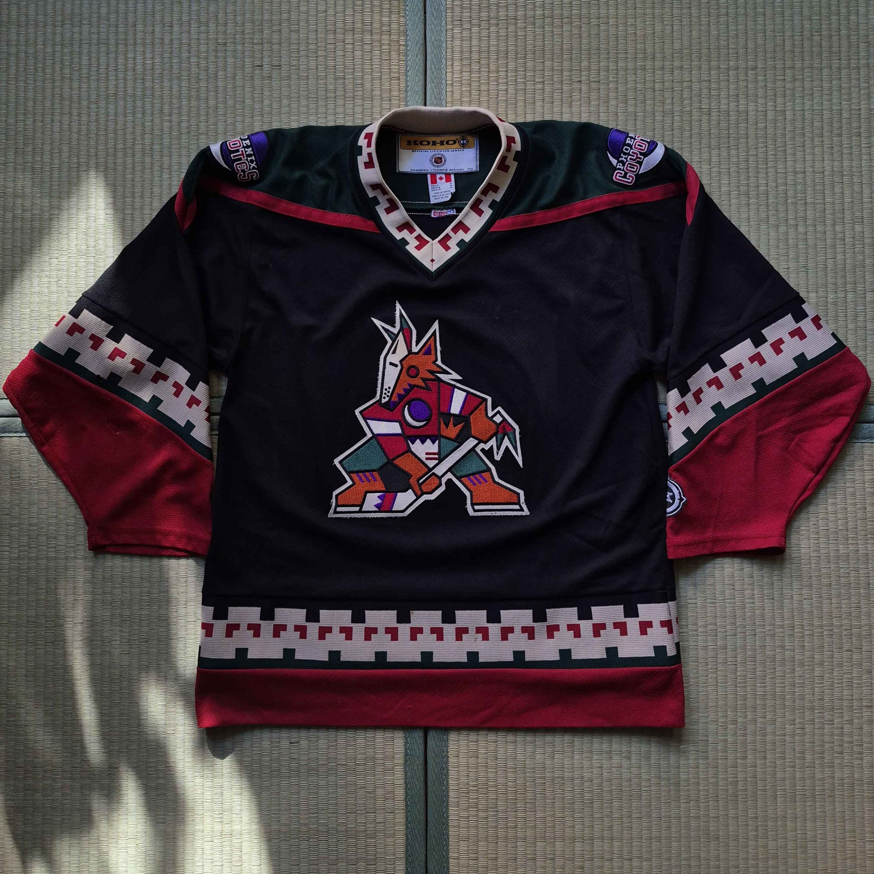Koho Arizona Coyotes Kachina Retro Black Koho NHL Jersey Size US M / EU 48-50 / 2 - 1 Thumbnail