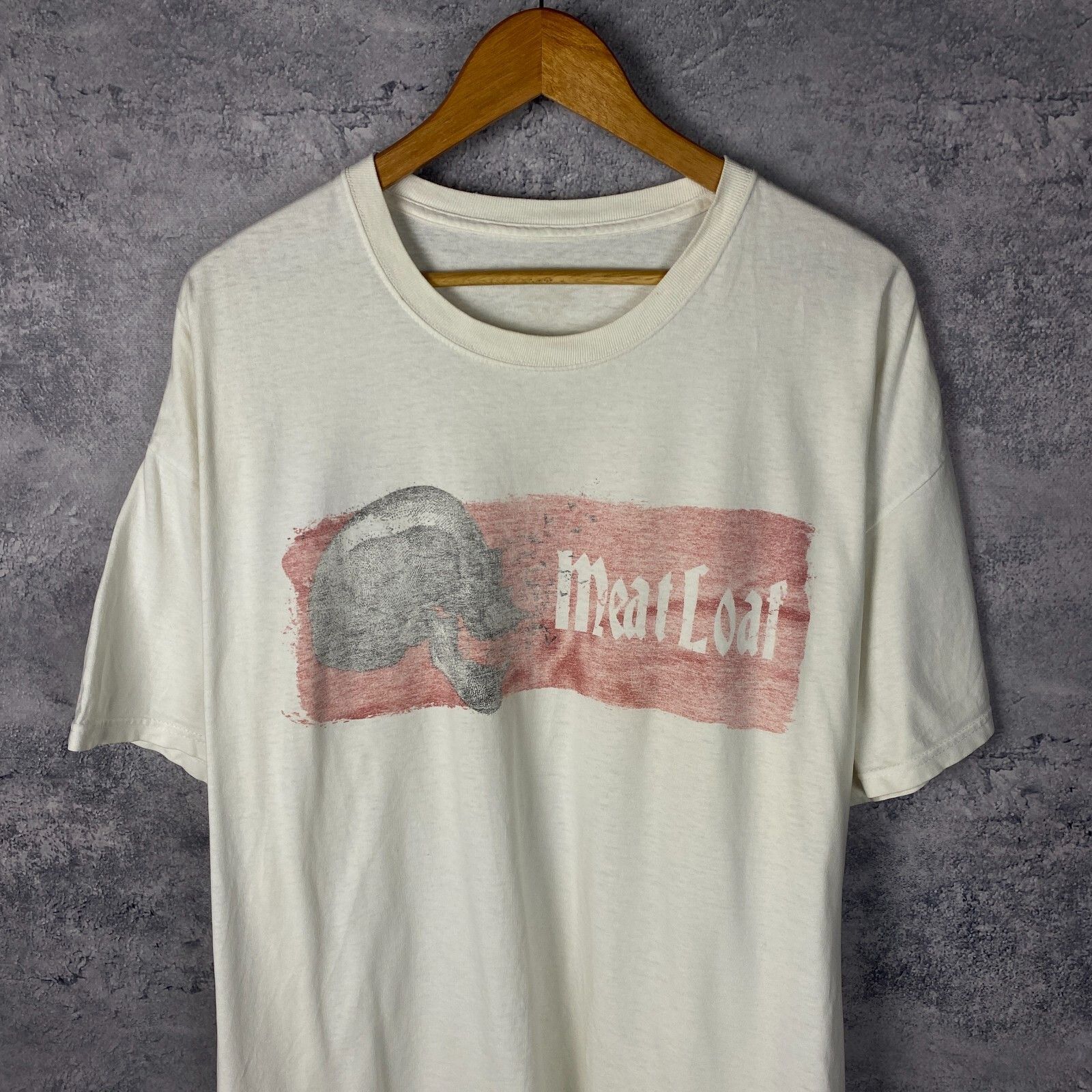 Band Tees Meat Loaf 2007 Tee Men's Size XL White Short Sleeve ` Size US XL / EU 56 / 4 - 2 Thumbnail