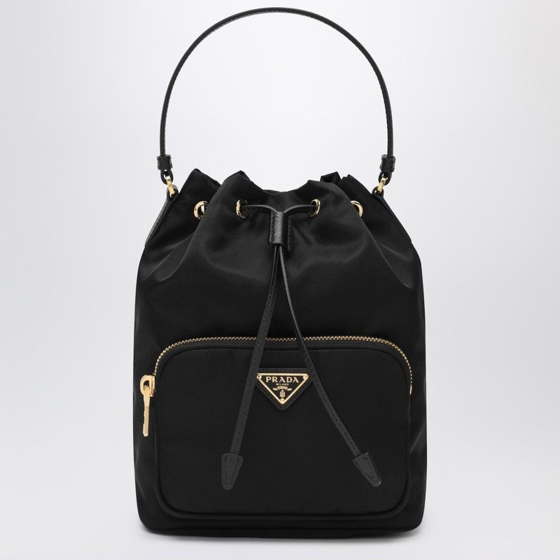 Prada Prada Prada Duet Black Re-Nylon Bucket Size ONE SIZE - 1 Thumbnail