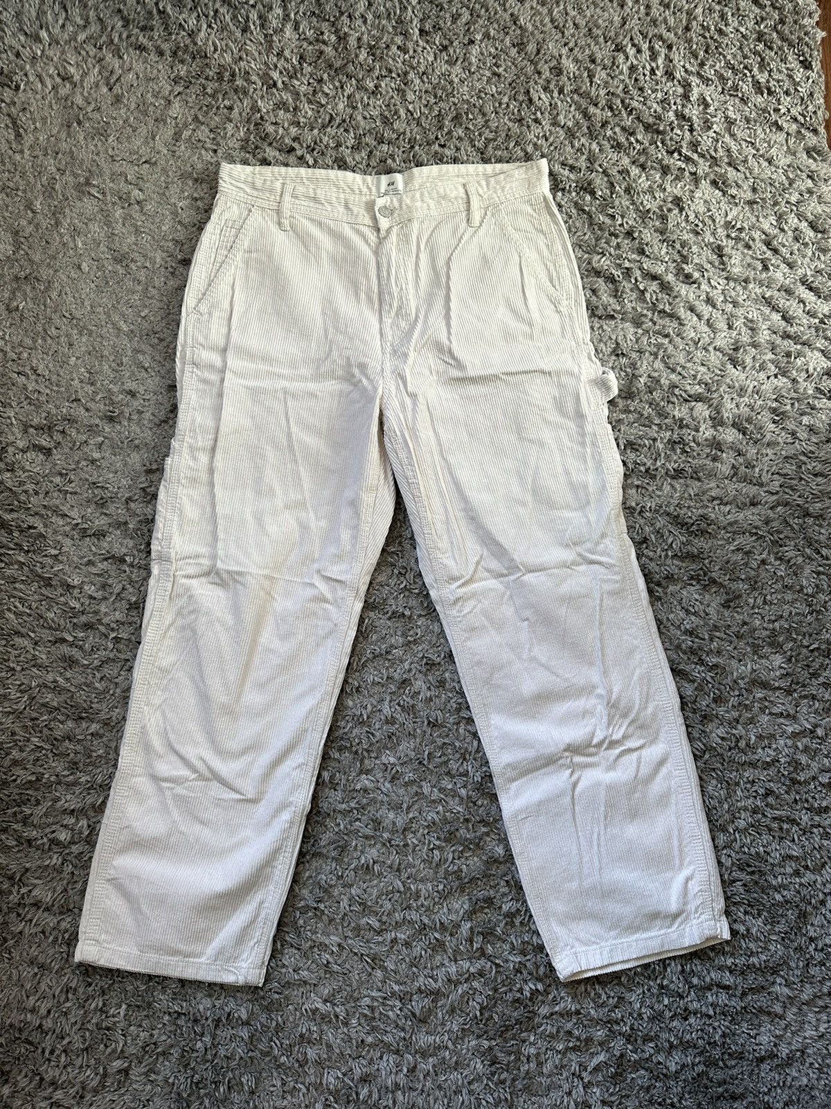 H&M Relaxed Fit Corduroy Carpenter Pants Size US 34 / EU 50 - 1 Thumbnail