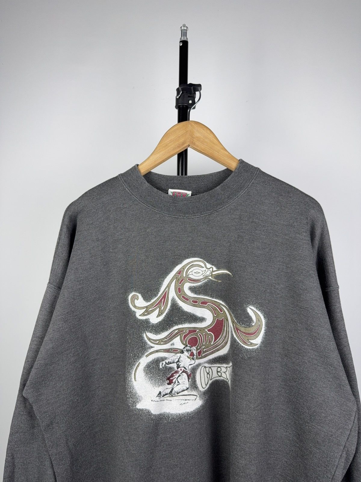 Fox Racing × Vintage Crazy Vintage 90s FOX Racing Ski Outdoor Logo Sweatshirt Y2K Size US XL / EU 56 / 4 - 2 Thumbnail