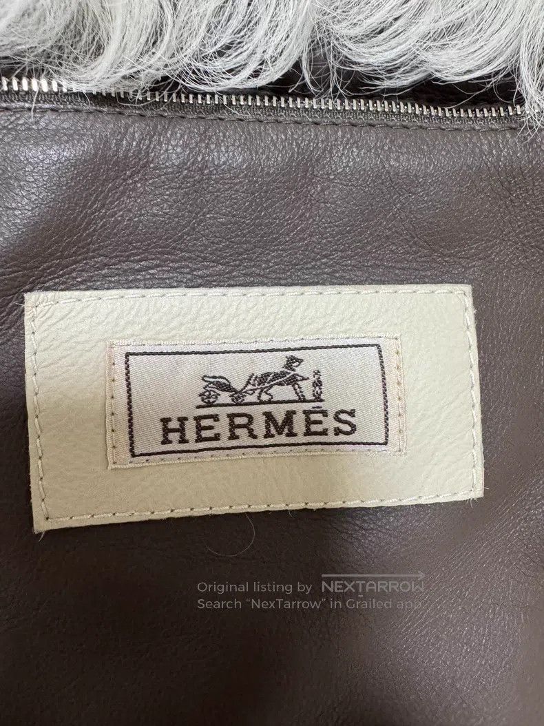 Hermes Hermes Leather and fur integrated, removable hood and coll Size US S / EU 44-46 / 1 - 3 Thumbnail