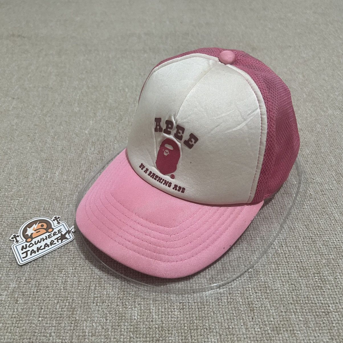 RARE 2006 Bape Apee Pink Cap