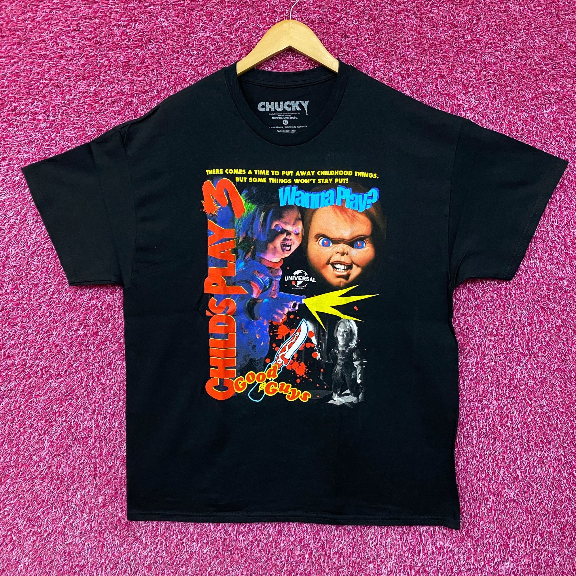 Ripple Junction Chucky Childs Play 3 Wanna Play T-Shirt XL Size US XL / EU 56 / 4 - 1 Thumbnail